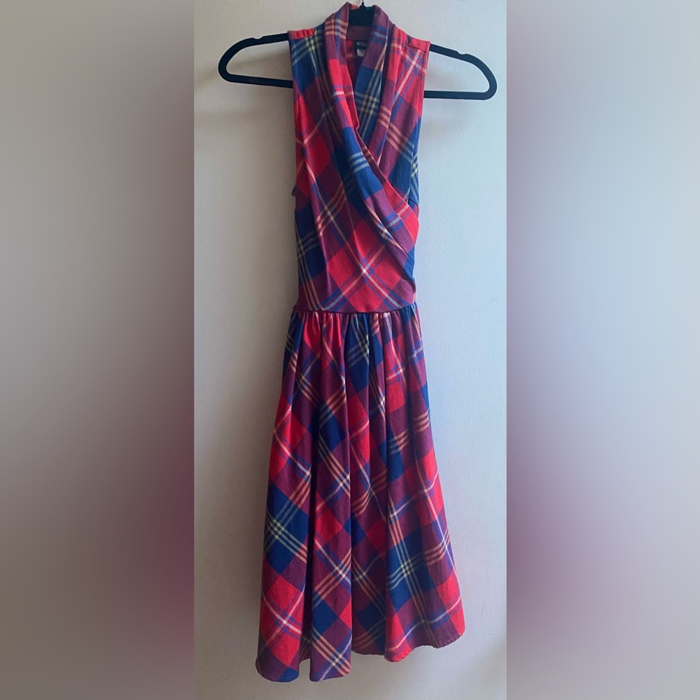 Retrolicious Tartan Swing Dress